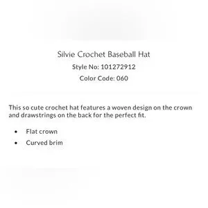 Free People | Accessories | Free People Sylvie Crochet  display picture 1